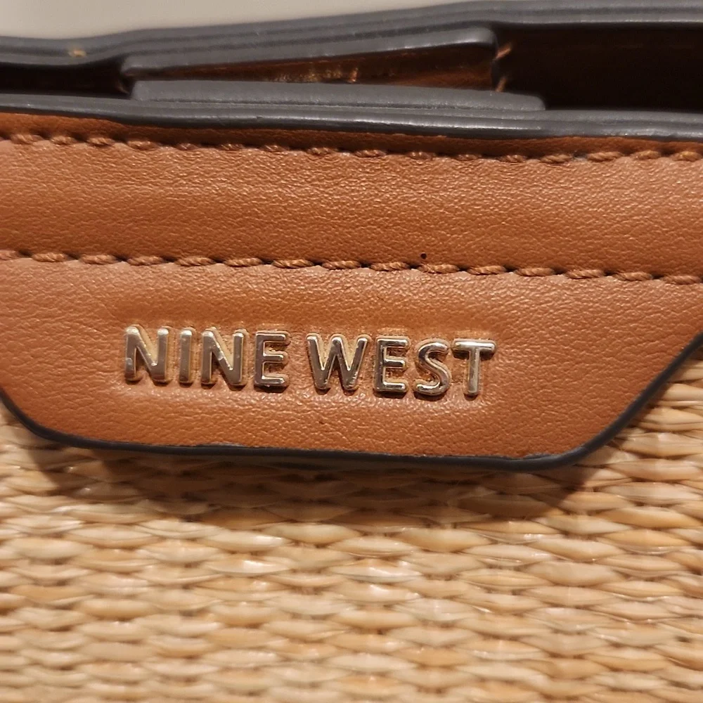Nine West Tan and Brown Satchel